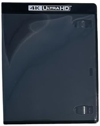 Premium MediaPack4All (W/ 4K UHD) Black 12.5mm Single Blu-Ray Case (1-Disc Capacity), for CD/DVD Storage, Single Capacity (10)