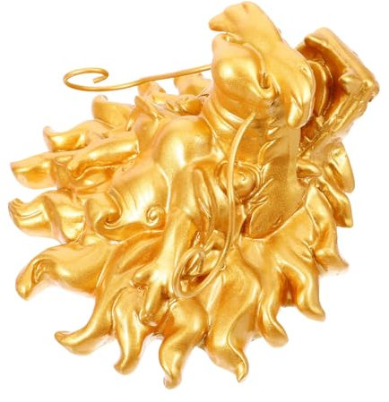 Levemolo Fontaine Murale Extérieure Tête De Dragon Résine Sortie Eau Puissante pour Décoration De Jardin Installation Rapide Ambiance Apaisante pour Espaces Extérieurs