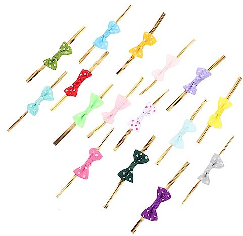 Healeved 100stücke Teiliges Bunte Geschenk-schleifen Aus Metalldraht Für Süßigkeitenbeutel Wiederverschließbare Verzierungsknoten Zum Versiegeln Von Lutscher Keksverpackungen Für Diy-backwa