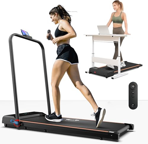 Walking Vibration Pad with APP, Treadmill 3 in 1 Under Desk Low Noise Vibration Walking Pad with Remote Control, Portable Treadmill for Home Office