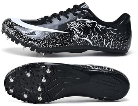 Zapatillas de Atletismo con Clavos para Hombre y Mujer: Zapatillas de Deporte Profesionales para Carreras y Carreras, Zapatillas Deportivas para césped Natural y plástico