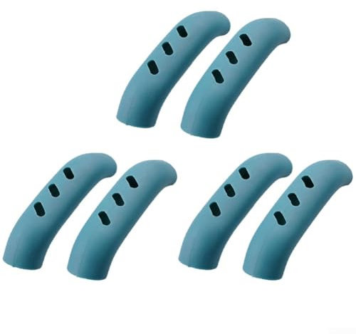 snowchecking Komfortable, rutschfeste Griffe aus Silikon, für den täglichen Kochbedarf in der Küche (grün)