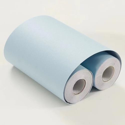 VisitRyl Bordi per Carta da Parati Adesivi Blu chiaro opaco 30cm X 500cm Design Decorativo