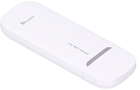 Denash Módem USB WiFi Dongle Portable 4G LTE con Ranura de Tarjeta SIM, Enchufe y Juego para Viajes y Trabajo