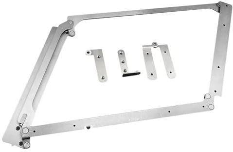 Porta da Fienile, Miglioramento della casa Porta pieghevole silenziosa in acciaio inox Cerniera for porta scorrevole a 180 gradi(Left)