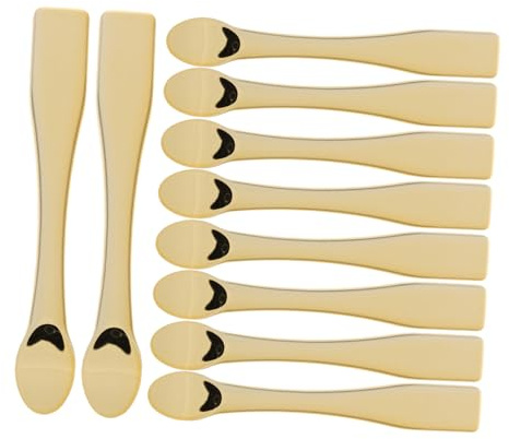 ELAYARD 10 piezas Cucharas Cosméticas de Abs para Crema Facial Cucharas Prácticas para Maquillaje para Mascarillas Cremas y Cuidado Facial Uso Profesional y Doméstico