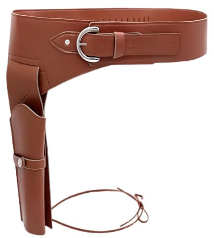 Porta pistola, Fondine per pistola Costume PU Cintura singola regolabile Fondine per coscia per le donne Festa di cosplay di Halloween