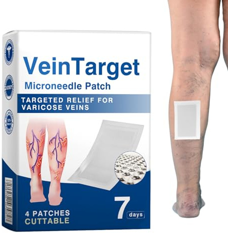 Benvårdsplåster 4-pack kroppsplåster | 8 timmars långvarig lugnande effekt för resor, , kväll, dagligt bruk, kvinnor, män, vuxna, hemmaanvändning