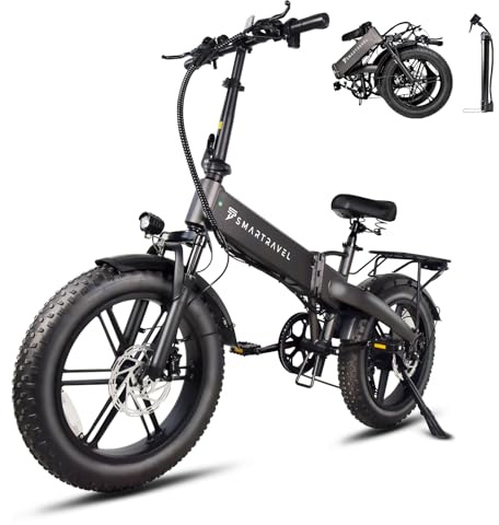 Fanesen E Bike Klapprad, Elektrofahrrad 20x4.0 Fatbike mit Hydraulische Bremsen 48V 15Ah Akku bis 120km 250W Motor 25km/h Ebike LCD Farbdisplay 7-Gang Elektrofahrrad für Damen Herren (Grau)