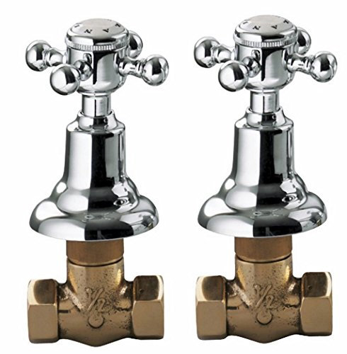 Coppia rubinetti incasso da 1/2 Adams ottone cromato Palazzani 5 anni garanzia