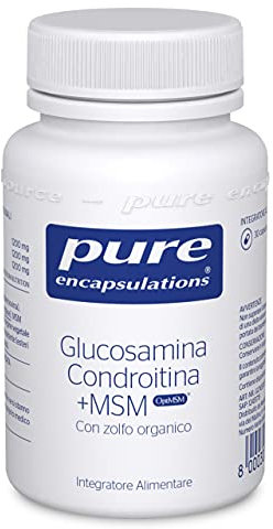 Pure Encapsulations - Glucosamina Condroitina + MSM – Integratore per Cartilagini e Tessuto Connettivo – 30 Capsule