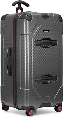 Traveler's Choice Maxporter - Valigia rigida da 76,2 cm, grigio, 30 Trunk Luggage, Maxporter II - Valigia rigida in policarbonato con ruote girevoli