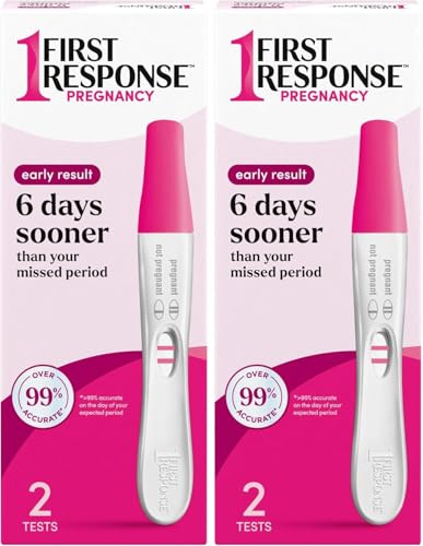 First Response Early Result Pregnancy Test, 4 Pack (Packaging & Test Design May Vary)