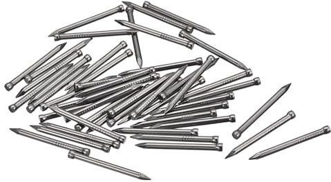 QUARKZMAN Clous de Finition 150Pcs 28mm 1-1/8 Pouce Outil à Main en Acier Au Carbone Clou Sans Tête