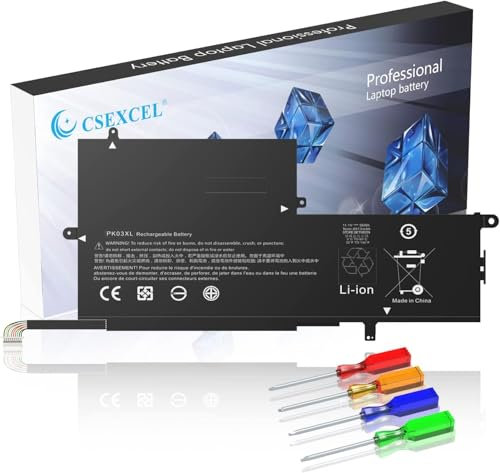 PK03XL Laptop Battery Replacement for HP Spectre 13 Pro X360 G2 G1 Spectre 13-4000 13-4100 13-4200 13-4003dx 13-4103dx 13-4006tu 13-4000nf 789116-005 788237-2C1 HSTNN-DB6S TPN-Q157