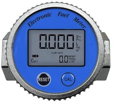 Contador de Agua, 1 Uds Dn25mm Medidor De Flujo Medidor De Flujo Electrónico De Alta Precisión Medidor De Flujo De Combustible Digital De Metanol Medidor De Flujo De Aceite Azul , para uso doméstico e