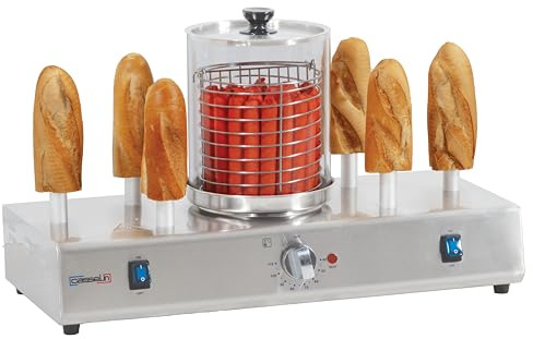 Machine à hot dog 6 plots chauffants CMH6