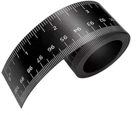 Yominerr 1 Pz Metro A Nastro Magnetico da 100 Cm, Righello Flessibile con Pollici e Centimetri per Mestieri e Costruzioni