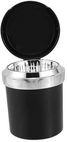IMIKEYA Cendrier De Voiture Mini Avec Couvercle Pour Et Déchets Adapté Porte-gobelet Ou Console Facile Nettoyer