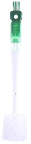 Xijobido Baby Bottle Brush | Ergonomic Washing Scrubber - Cup Washer Brush Water Bottle Scrubber | for Straws Nipples Lids Coffee Pot Mug Crevice Narrow Home Kitchen