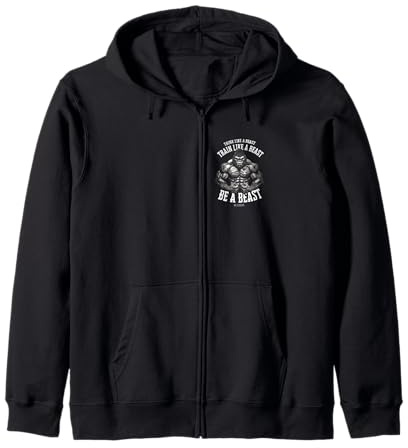 96.4% Silverback Gym apparel, body building, Strongman, Zip Hoodie