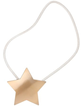 DEARMAMY Fermatenda Magnetico Forma di Stella per Tende Senza Foratura Clip Elegante per Soggiorno Camera e Cucina Fibbia Decorativa per Tendaggi Facile da Usare