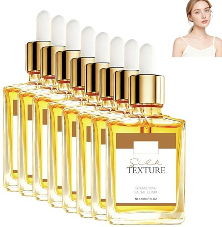 Silk Body Oil for Women | Silky Feel & Hydrating After-Shower Moisturizing Oil | Infused with Vitamin E | Non-Greasy, Fast Absorbing for Soft, Glowing Skin (8PCS)