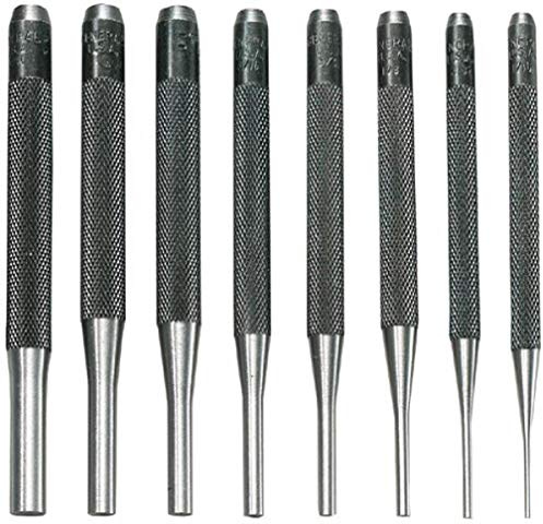 General Tools SPC75 Drive Pin Punches, Set of 8 , Grey