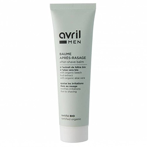 AVRIL - Baume après-rasage - Bio certifié - Aloe vera - Peau douce, lisse et hydratée - Apaise et tonifie - Revitalise la peau - Vegan - 100ml