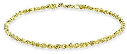 PRINS JEWELS 14 karat / 585 Gold Kordel Armband Gelbgold 2.50 mm. Breit