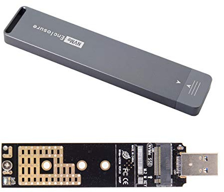 CY M.2 NVME M-key NGFF SSD USB 3.0 Adattatore esterno PCBA Conveter RTL9210 Chipset con custodia