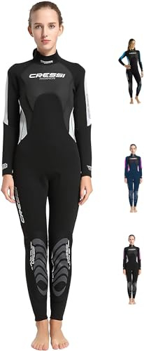 Cressi Morea Lady Monopiece Wetsuit 3 mm - Einteiliger Neoprenanzug Damen für alle Wassersportarten