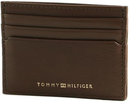 Tommy Hilfiger Premium Leather CC Holder Dark Chestnut