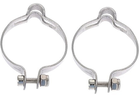 Toddmomy 2pcs Steel Bike Cable Clamps for Bicycle Brake Cable Clamp for Bike Shifting Lever Wire Cycling Supplies for Brake Line