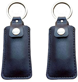 QIAOTLB 2PCS Dermis USB Storage Case - Leather Case for USB Flash Drive - Easy Storage (Rectangle)