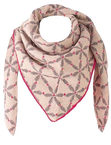 FASHION YOU WANT XXL Schal flauschig schal-tuch damen dicker dreieckstuch groß Wolle BLUME Farben kuschelig