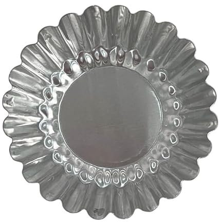 ASEANAO 39375 Aluminium-Eierkuchenform, Puddingform, Mini-Kuchenform, Muffin-Form, wiederverwendbar, antihaftbeschichtet, Cupcake-Formen, Backen, Gebäck, 10 Stück
