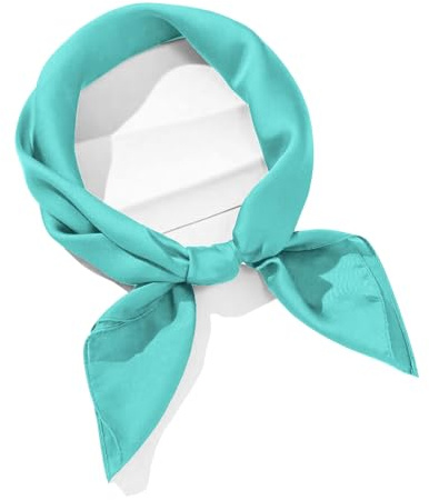 Van Der Rich ® - Elegantes Halstuch mit Seidensatin-Effekt Quadratisches Halstuch - Damen