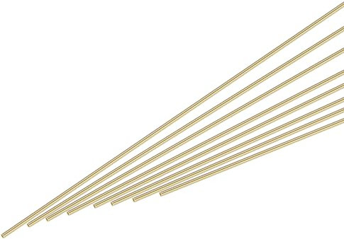 QUARKZMAN 12Pcs Bâtonnets de Brasage en Laiton, Soudure au Cuivre Phosphoreux, Bâtonnets de Soudure Basse Température 0,06x9,84 pour Réparation de Cuivre, Réfrigération Hvac