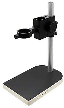 Mikroskop-Zubehör, Mikroskop-Kamera-Ständer, 50 mm Durchmesser, Mikroskop-Kameraobjektiv-Halter, Station für Handy, PCB, Löten, Reparatur, Mikroskop, Kameraobjektiv-Ständer, Haltbarkeit und Reli