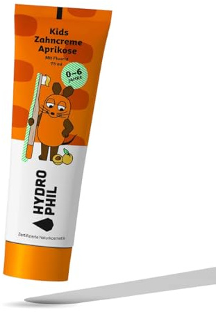 Hydrophil Zahncreme für Kinder - Die Maus - Mit Geschmack - Kinderzahnpasta 2-6 und 0-2 - Naturkosmetik - Baby Zahnpasta - Junior - Mit Fluorid (2)
