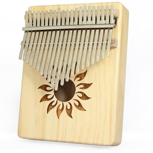 Kalimba 21-Tasten-Fichten-Daumenklavier Kalimba Tragbares Fingerklavier Tragbares Daumenklavier Mit 21 Tasten(Style 11)