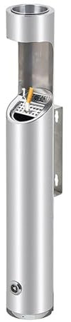HPTHLY Wandaschenbecher Für Den Außenbereich, Edelstahl-Wandaschenbecher Für Zigaretten, Wandaschenbecher, Abschließbarer Wandaschenbecher Aus Metall, Ideal Für Den E,