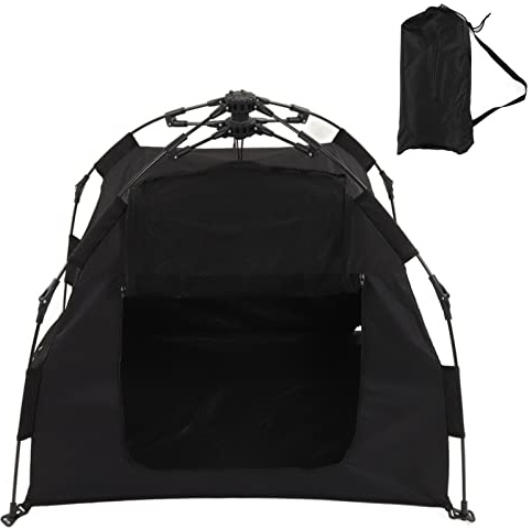 ZPLKKYGR Für Campingzelt, tragbar, faltbar, automatisch, einziehbar, für Haustiere, für Kinder, multifunktional, für Auto, schwarz, wasserdicht, leicht, kompaktes Design, einfache