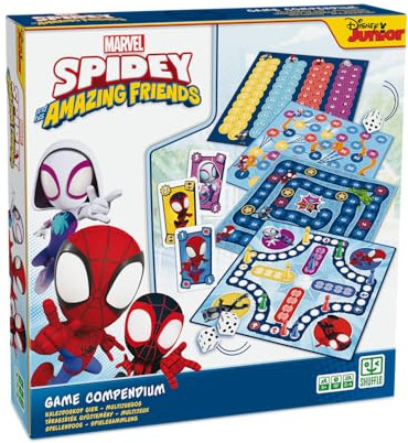 Shuffle - Marvel Spidey & his Amazing Friends - Spielesammlung, Blau/Weiß