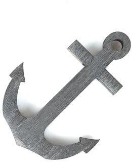 Hobi Tisch-Dekoartikel Anker, 12 x 8,5 x 0,8 cm
