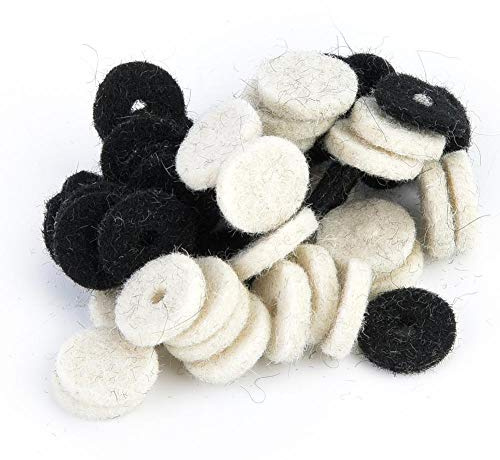 Gitarrengurt Schlösser, Gurtknopf Filzunterlegscheibe Gitarrenschwanz Nagelunterlegscheibe Gurt Lock Pad Filzunterlegscheiben Gitarrenteile Gitarrenersatz Musikinstrumentenzubehör