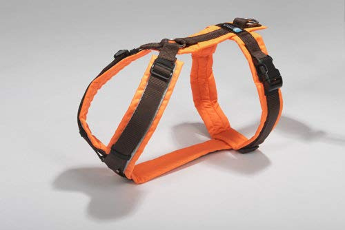 anny-x Brustgeschirr Protect Leuchtorange braun - Gr. XS