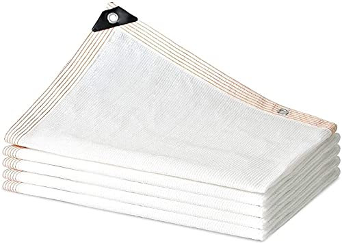 Sombrilla de protección solar neta, 95% de la planta de planta blanca, filtro solar, neta de jardín Resistente a UV al ultravioleta, para flores de invernadero Planta de jardín Terraza de la terraza d