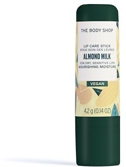 The Body Shop ALMOND MILK Lip Care Stick For DRY, SENSITIVE LIPS Nourishing Moisture VEGAN 4,2 g
